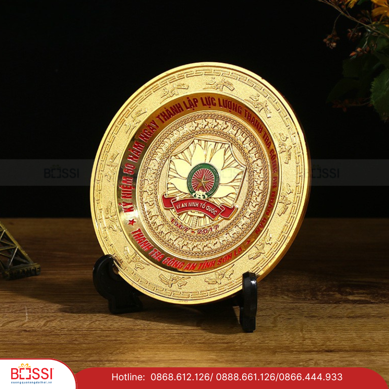Kỷ Niệm Chương Ngôi Sao In Logo Đại hội Đảng - K09