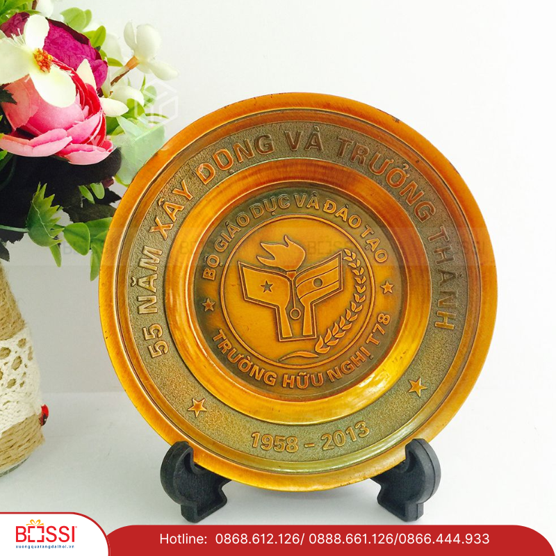 Bộ Đồng Hồ Số In Logo Đại hội Đảng - K08